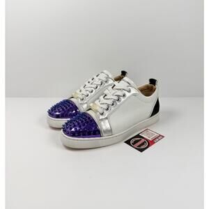 Size 9US - Christian Louboutin Louis Junior Spike Sneakers